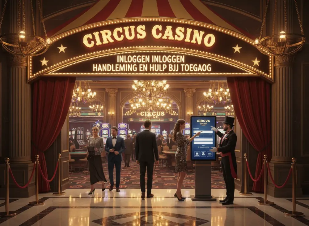 Circus casino inloggen handleiding en hulp bij toegang